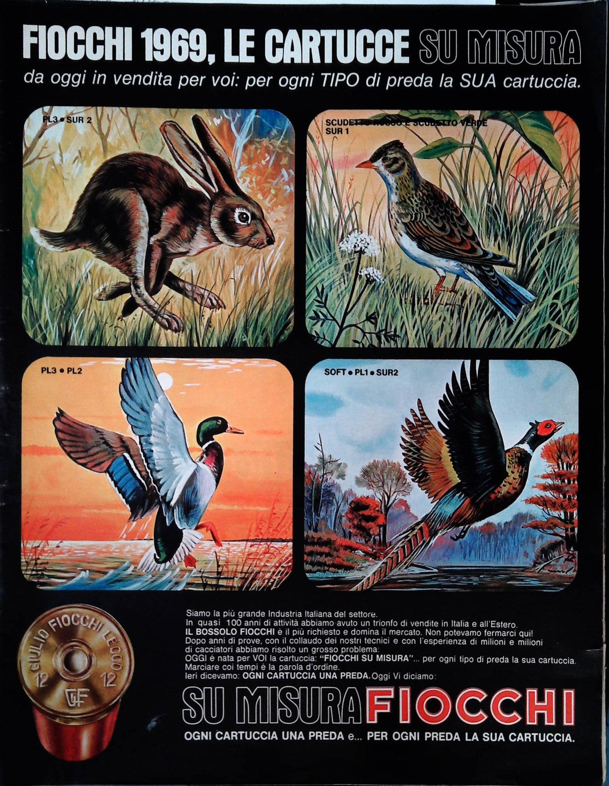 FIOCCHI. CARTUCCE - ADVERTISING