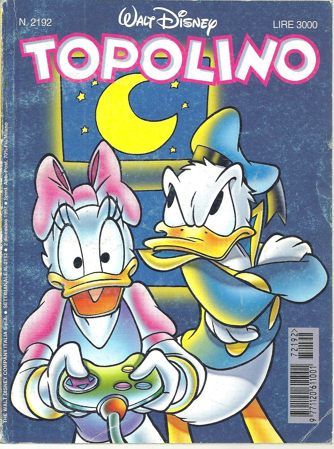 TOPOLINO N. 2192 - 2 DICEMBRE 1997
