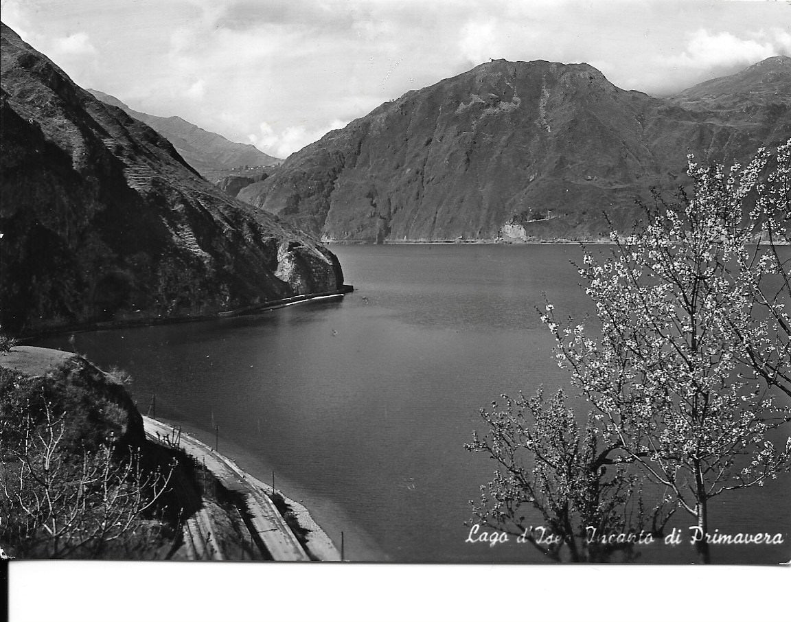 LAGO D'ISEO - INCANTO DI PRIMAVERA - V1954