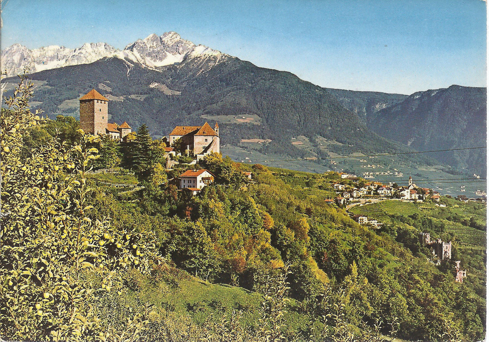 SCHLOSS und DORF TIROL - CASTELLO e paese TIROLO - V 1984 - 