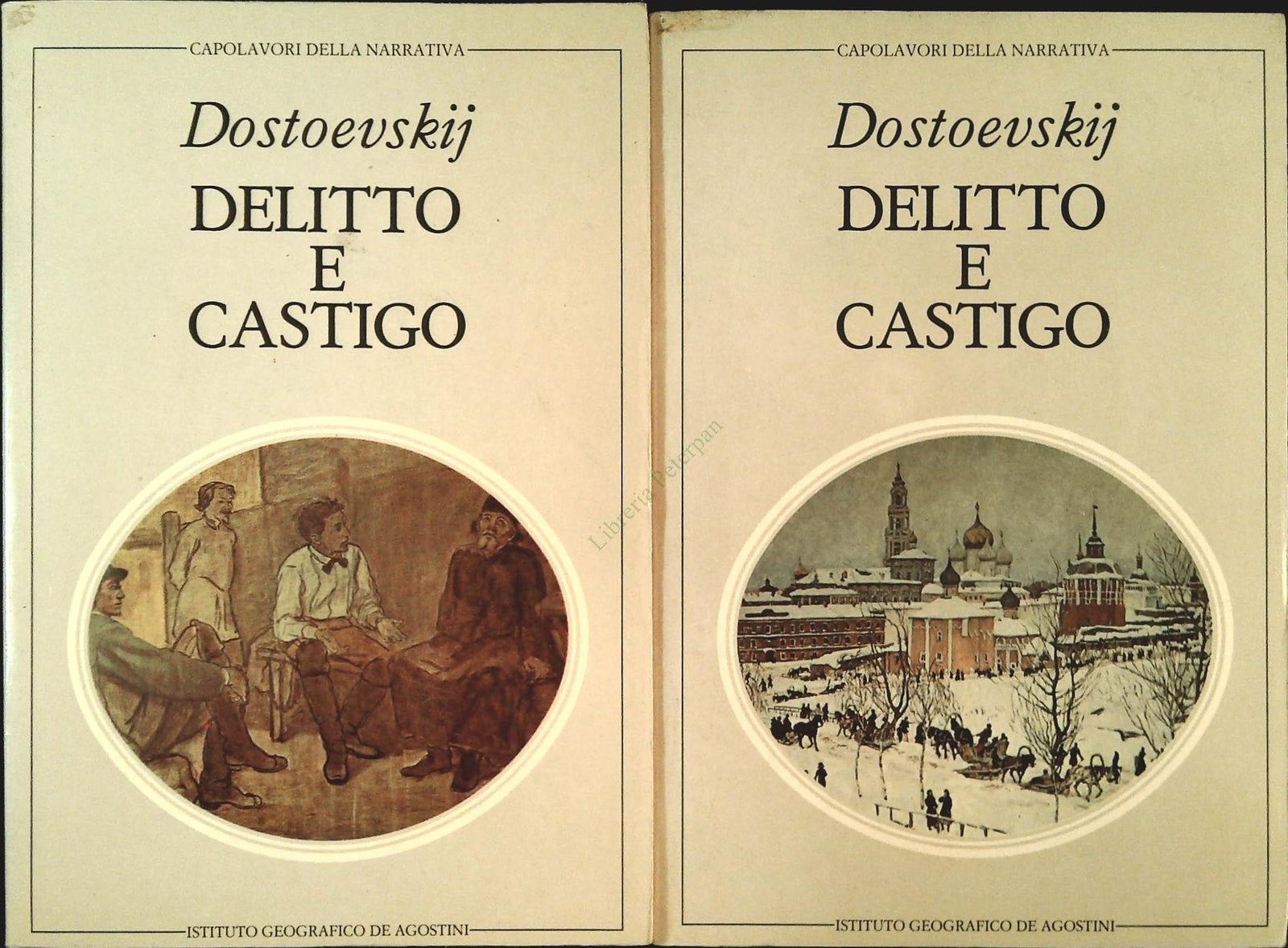 DELITTO E CASTIGO - FEDOR DOSTOEVSKIJ - DUE VOLUMI