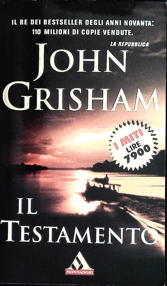 IL TESTAMENTO - JOHN GRISHAM - MONDADORI 2000 - OUTLET DEL LIBRO