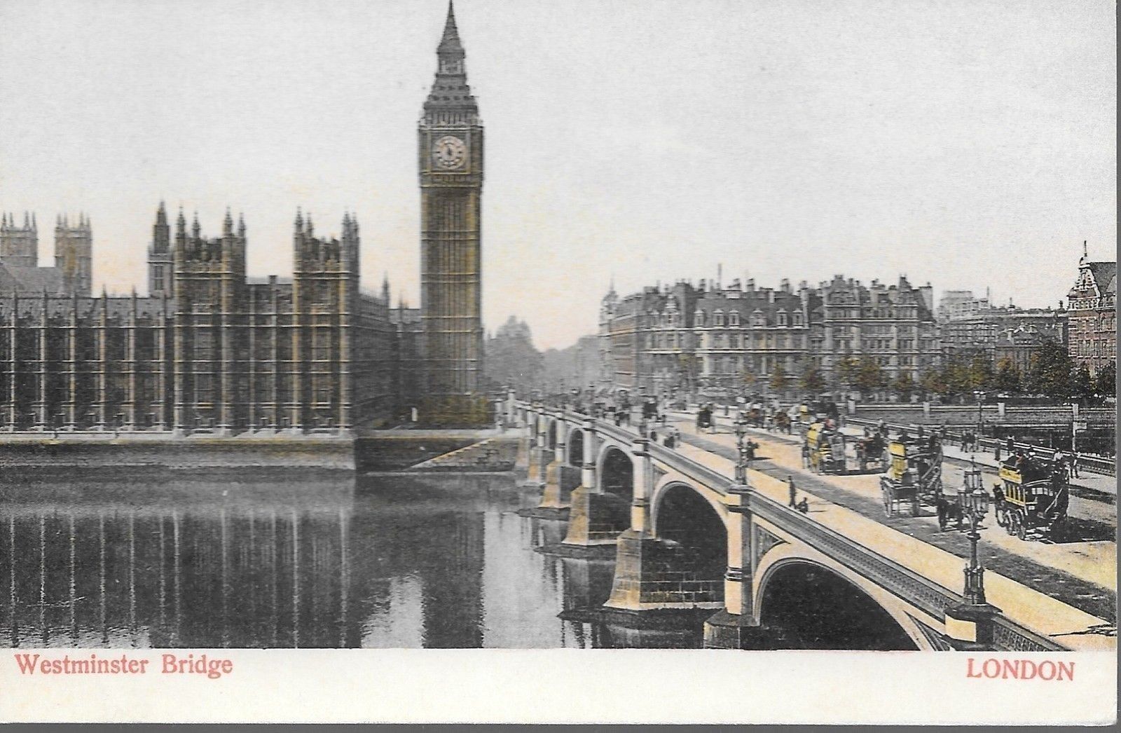 LONDRA/LONDON - WESTMISTER BRIDGE - NV/NT