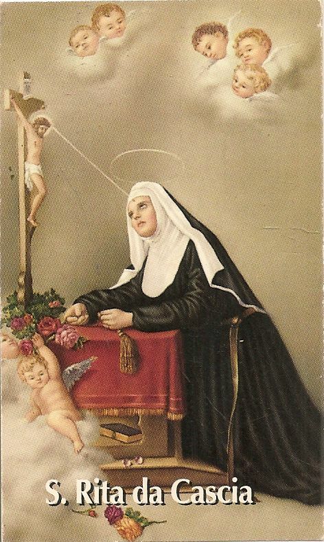 S. RITA DA CASCIA - HOLY CARD