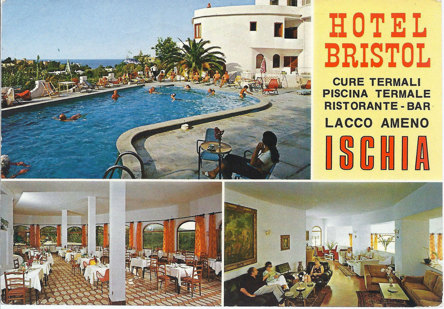 LACCO AMENO - ISCHIA - HOTEL BRISTOL - 3 VEDUTE - V1980