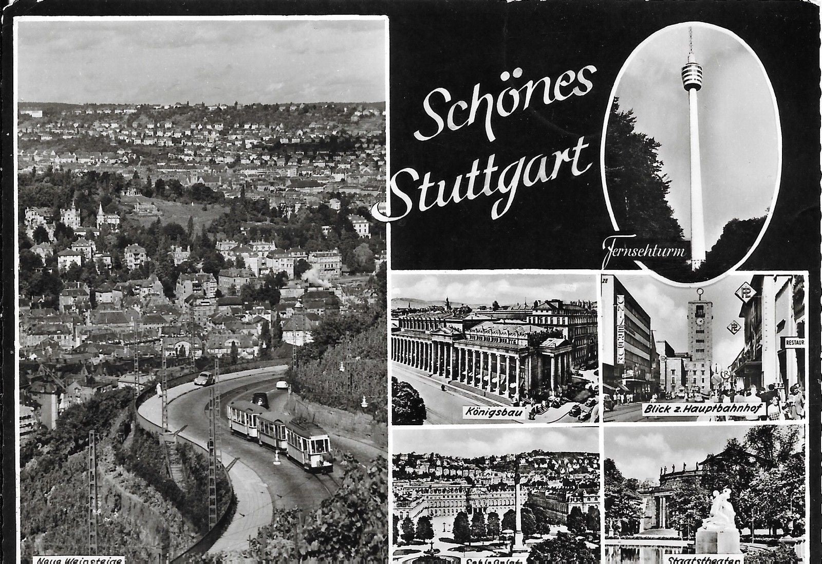 STOCCARDA/STUTTGART - 6 VEDUTE - V1958