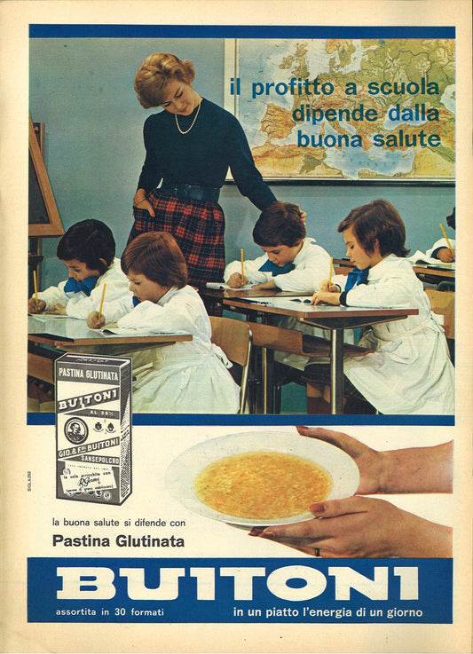 BUITONI. PASTINA GLUTINATA - ADVERTISING