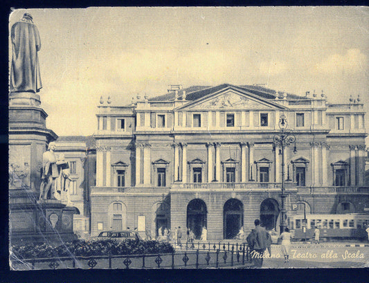 MILANO - TEATRO ALLA SCALA - TRAM - V1960