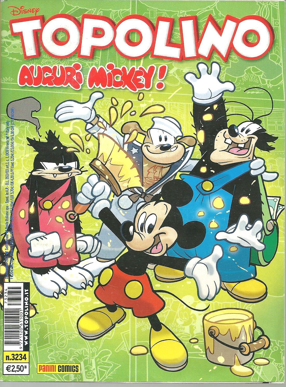 TOPOLINO N. 3234 - 15 NOVEMBRE 2017