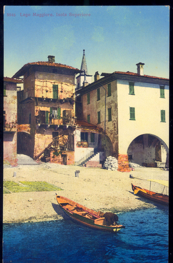 ISOLA SUPERIORE - LAGO MAGGIORE - NV - ACQUERELLATA