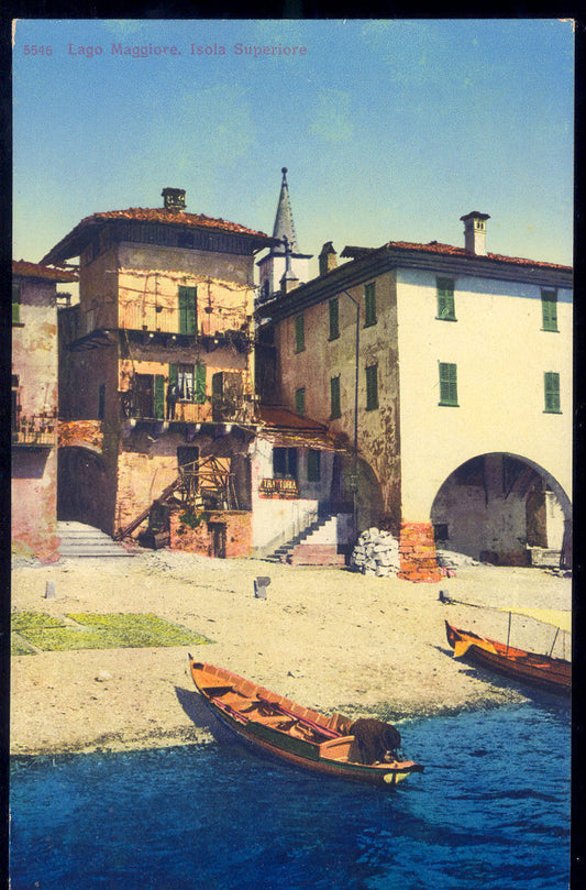 ISOLA SUPERIORE - LAGO MAGGIORE - NV - ACQUERELLATA