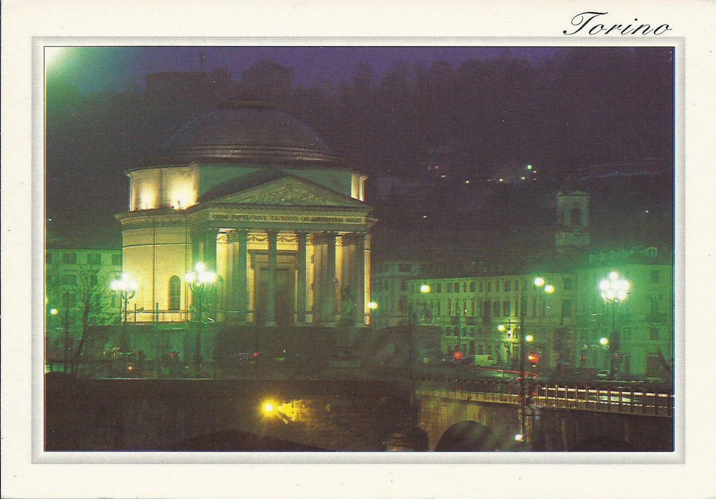 TORINO - CHIESA DELLA GRAN MADRE DI DIO - NOTTURNO - NV