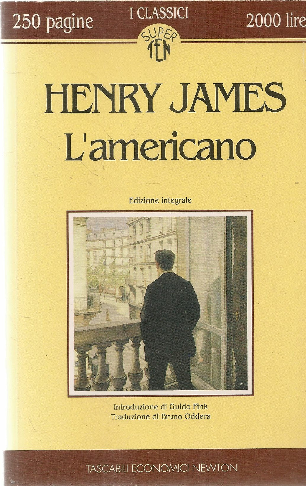 L'AMERICANO - HENRY JAMES - NEWTON 1993