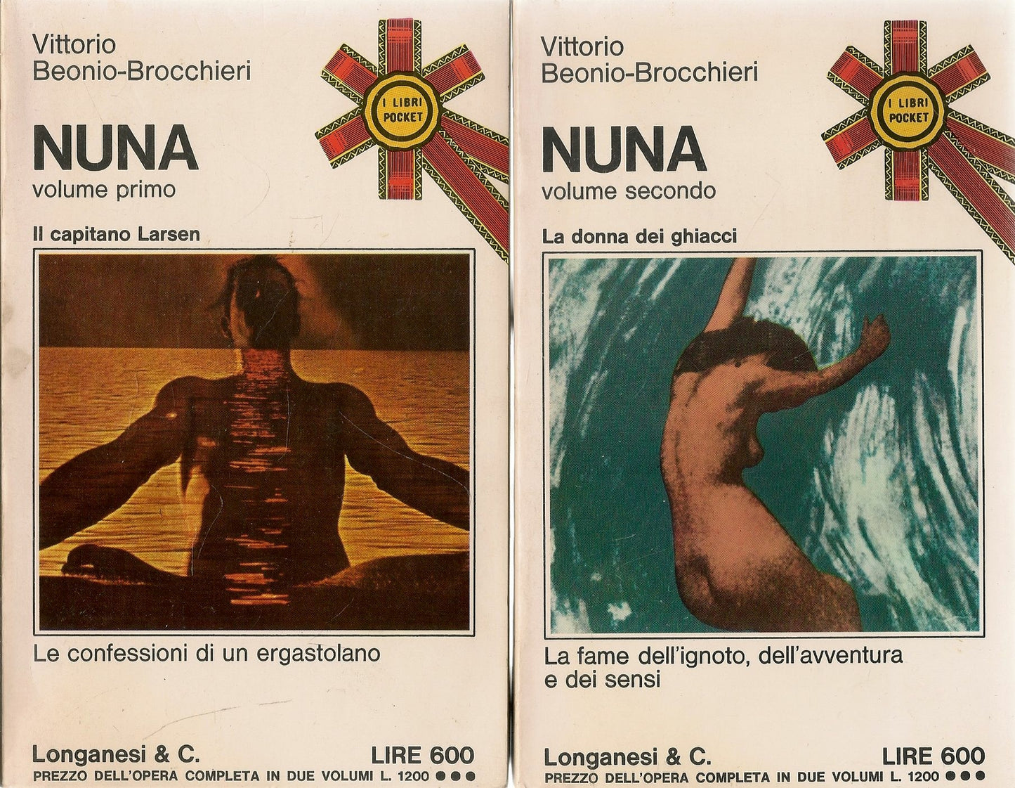 NUNA - VITTORIO BEONIO BROCCHIERI - DUE VOLUMI
