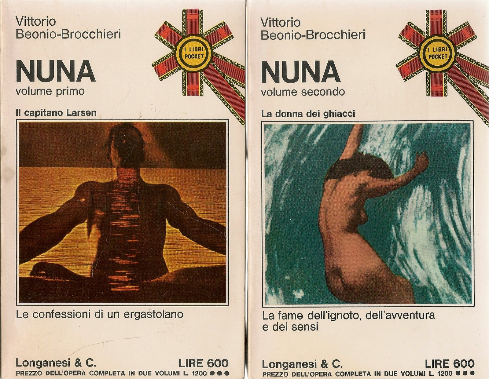 NUNA - VITTORIO BEONIO BROCCHIERI - DUE VOLUMI