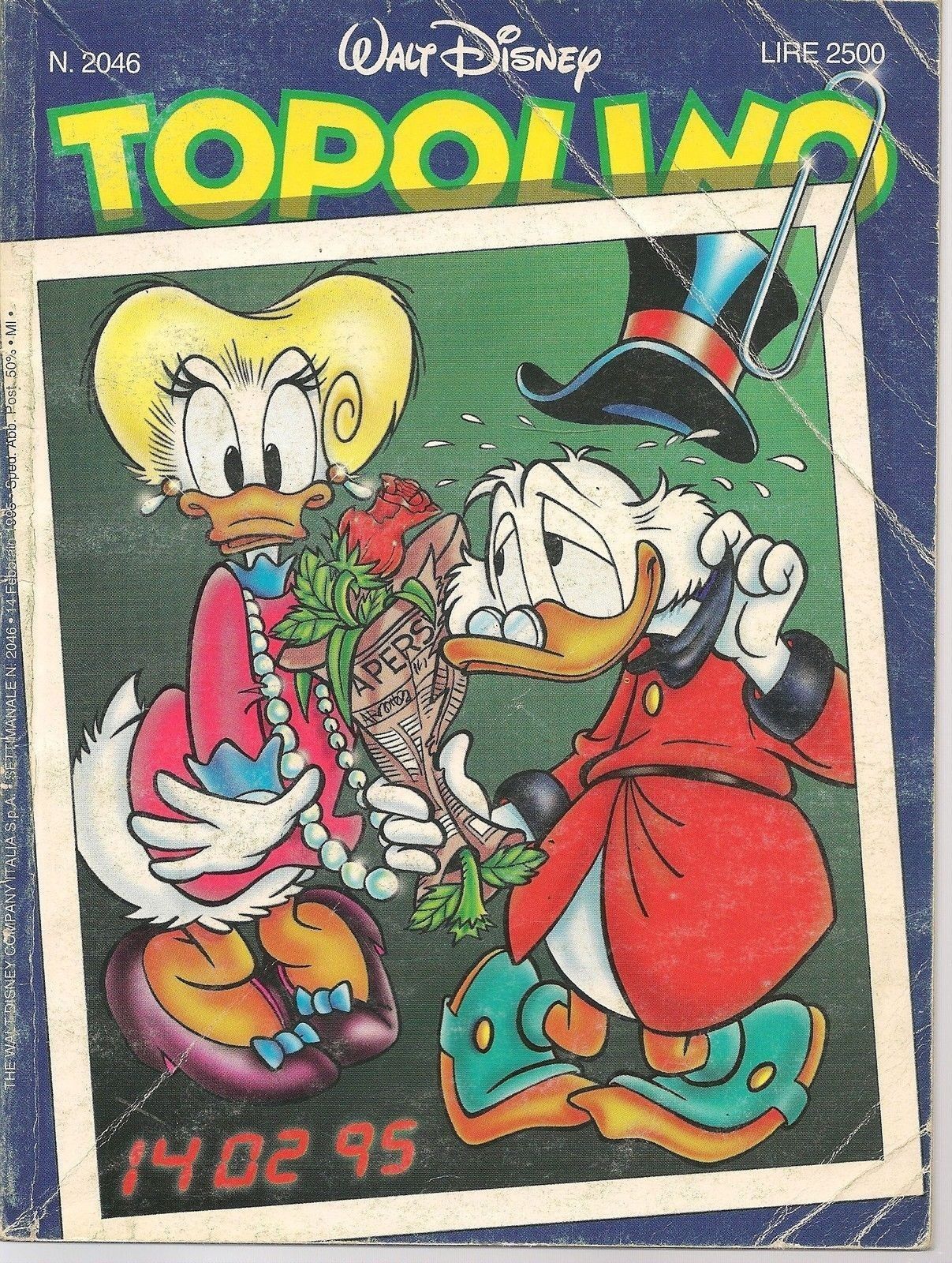 TOPOLINO N° 2046 - 14 FEBBRAIO 1995
