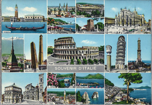 SOUVENIR D'ITALIE - VEDUTINE VARIE - NV - FG