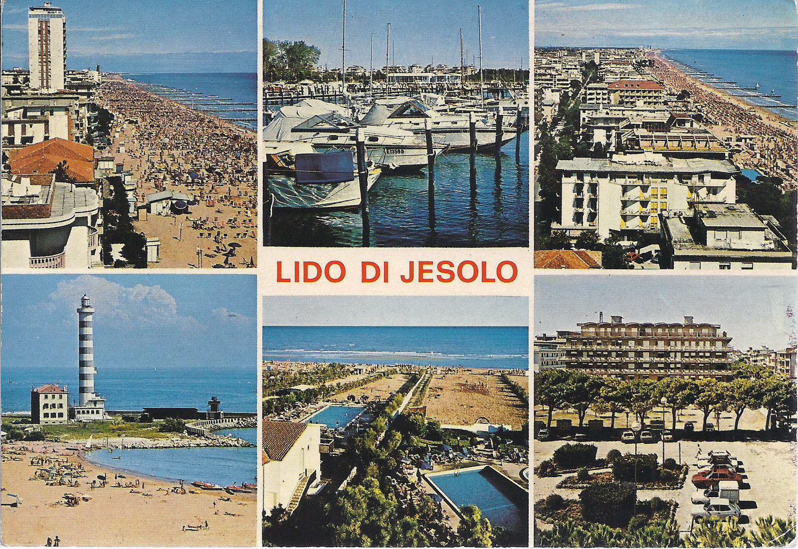 LIDO DI JESOLO - 6 VEDUTE - V 1981 - FG