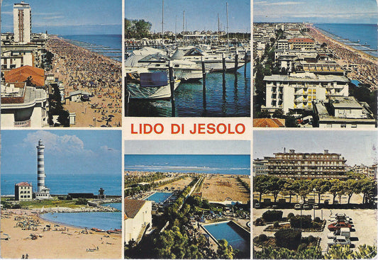 LIDO DI JESOLO - 6 VEDUTE - V 1981 - FG