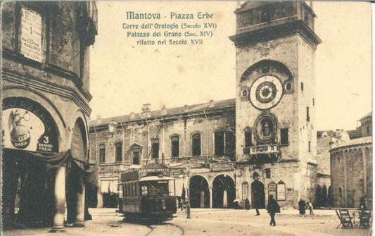 MANTOVA - PIAZZA ERBE - TRAM