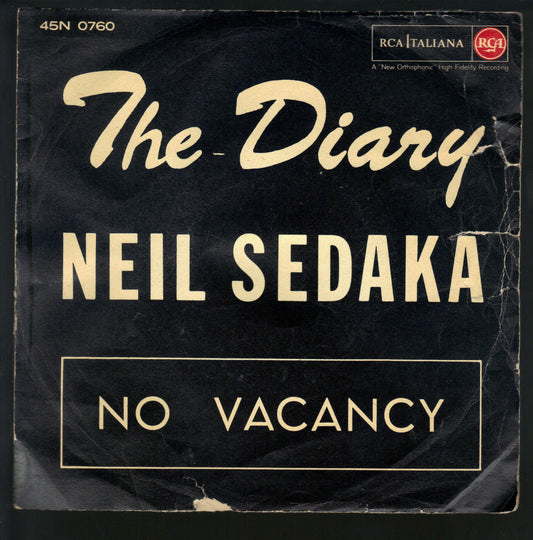 THE DIARY - NO VACANCY - NEIL SEDAKA