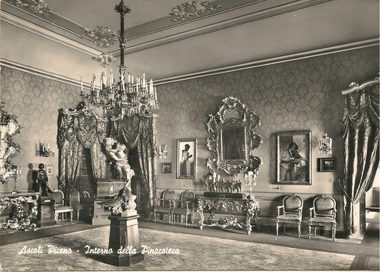 ASCOLI PICENO - INTERNO DELLA PINACOTECA - NV