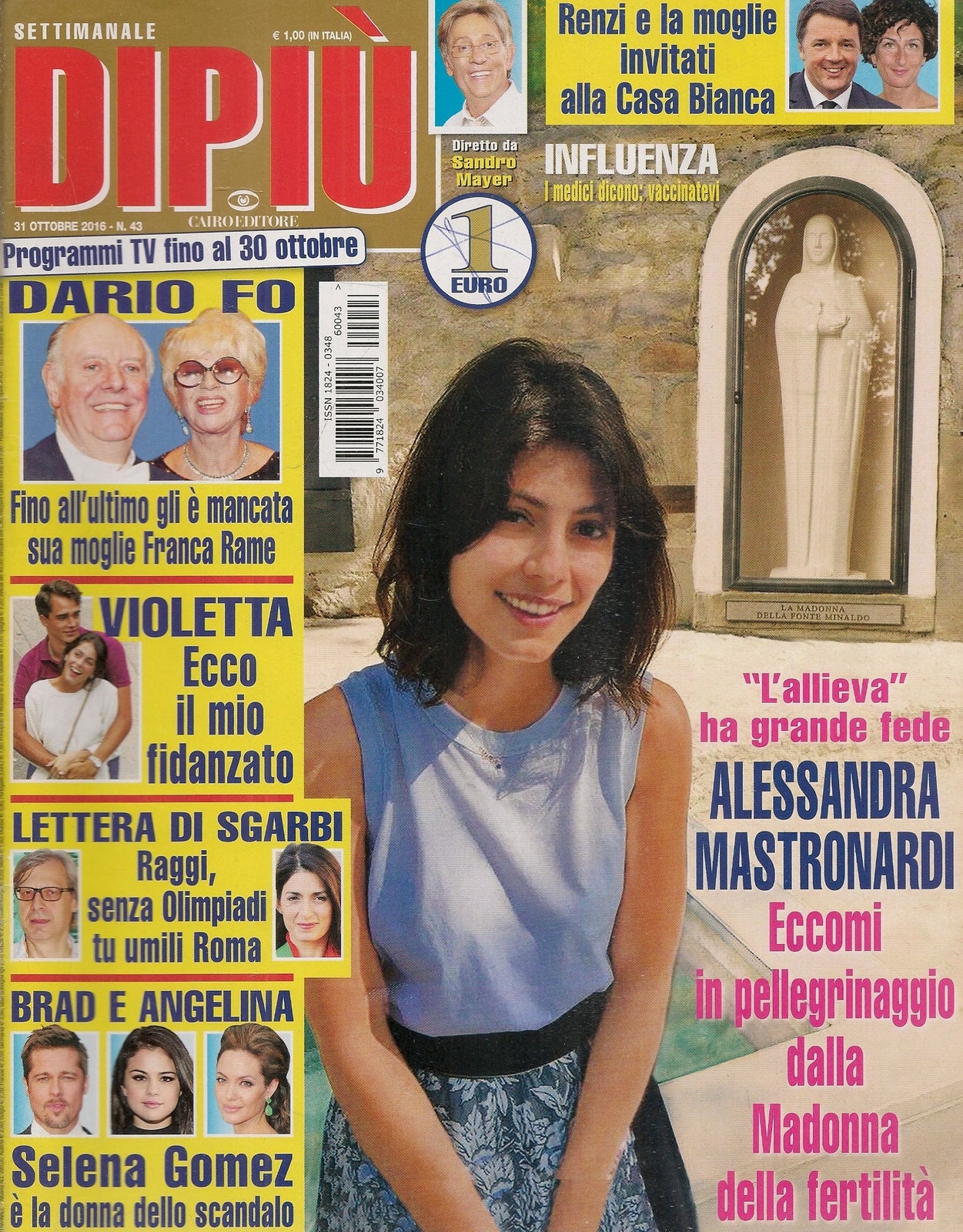 DI PIU' 31 OTTOBRE 2016 - MASTRONARDI-DARIO FO - VIOLETTA - SGARBI-RAGGI