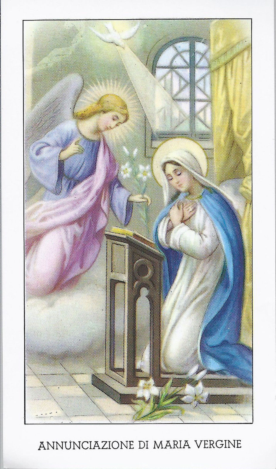 ANNUNCIAZIONE DI MARIA VERGINE - SANTINO - AS013-112 - EGIM