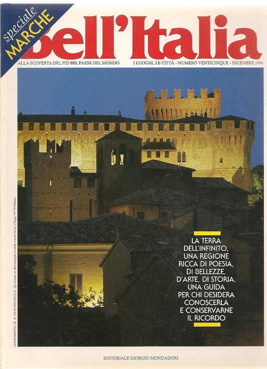 BELL'ITALIA DICEMBRE 1996 - SPECIALE MARCHE