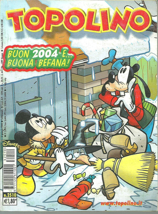 TOPOLINO N. 2510 - 6 GENNAIO 2004