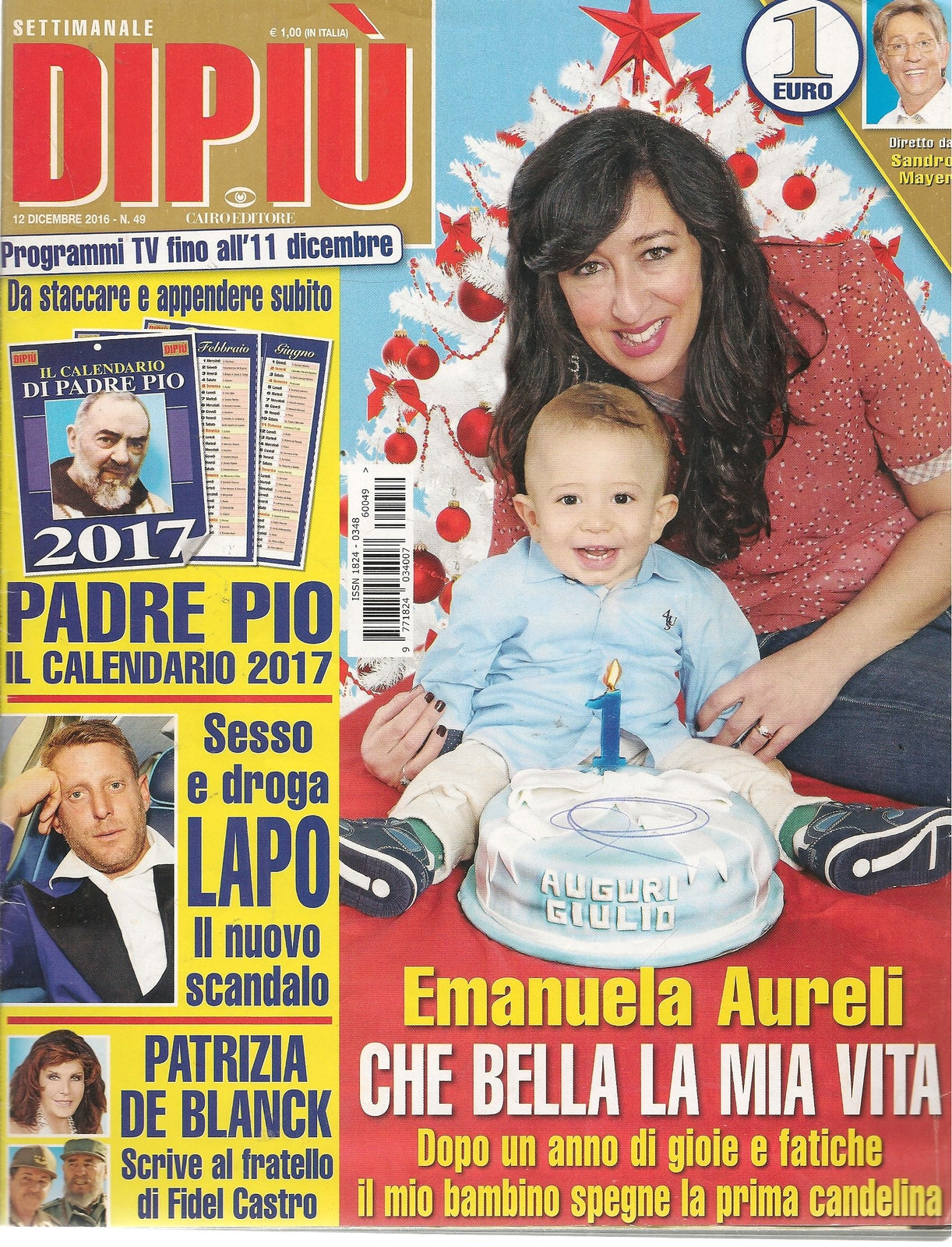 DIPIU' N. 49 - 12 DICEMBRE 2016 EMANUELA AURELI DE BLANK LAPOOUTLET