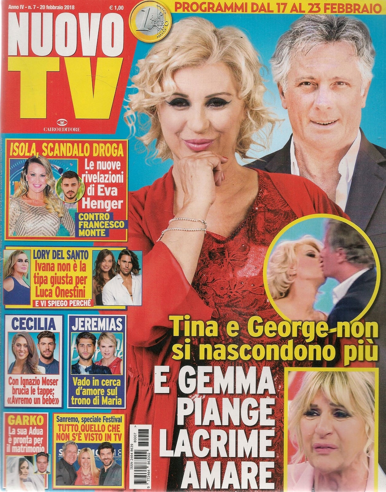 NUOVO TV 20 FEBBRAIO 2018 - ISOLA EVA HENGER