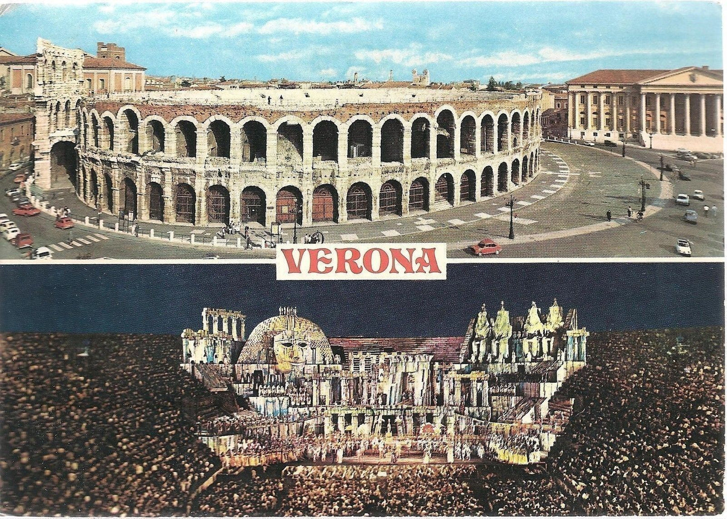 VERONA - ARENA - 2 VEDUTE - V