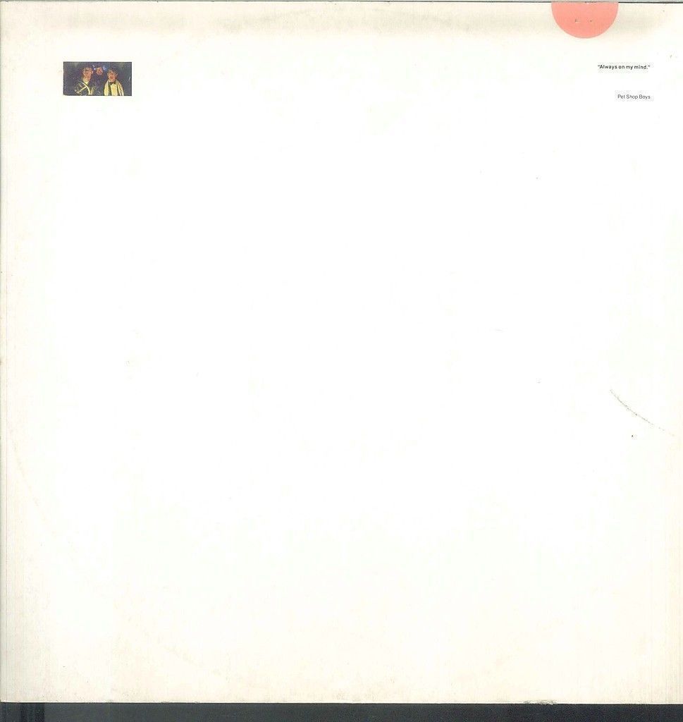 PET SHOP BOYS - SALWAYS ON MY MIND