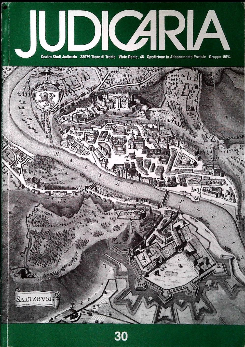 JUDICARIA N. 30 - DICEMBRE 1995
