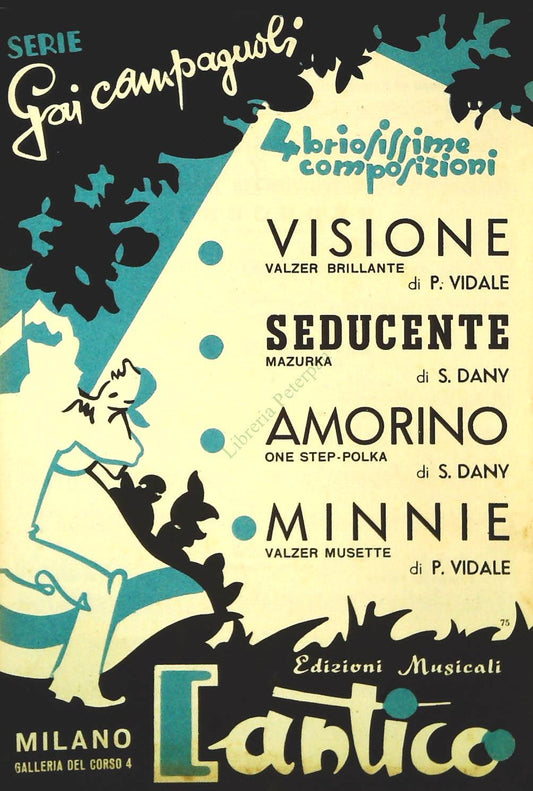 GAI CAMPAGNOLI - QUATTRO BRANI - SPARTITO-SHEET MUSIC