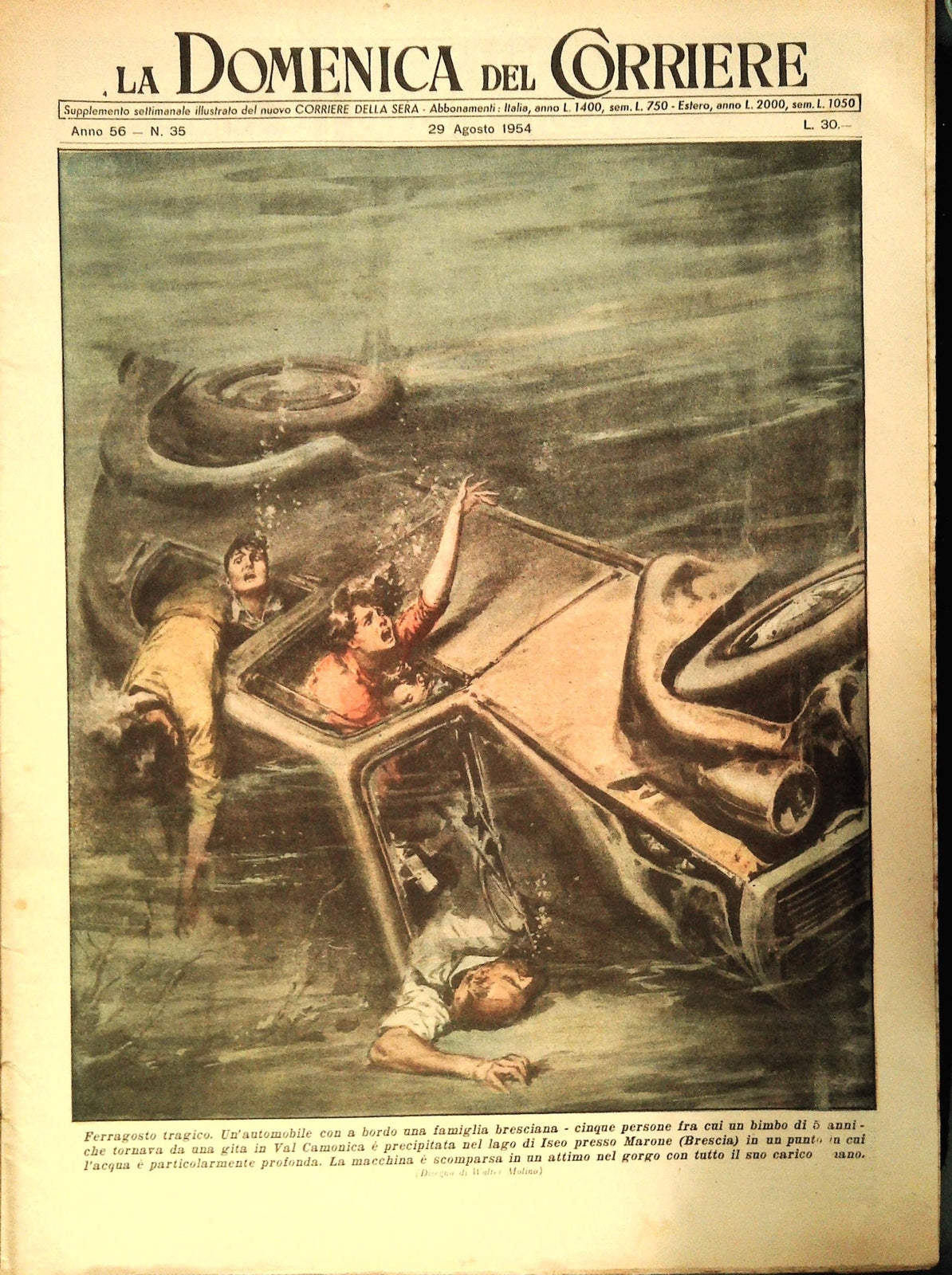 DOMENICADEL CORRIERE N. 35 - 29AGOSTO 1954