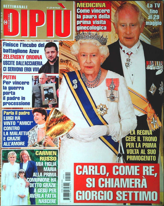 DI PIU' 27 MAGGIO 2022 - LUIGI STRANGIS - CARDINALE ZEN - CARMEN RUSSO