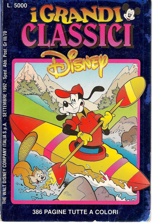 I GRANDI CLASSICI DISNEY N° 70 - SETTEMBRE 1992