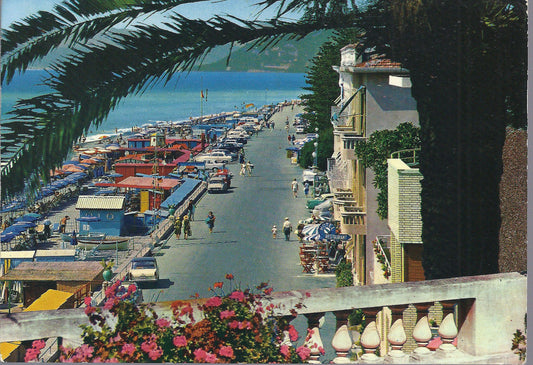 BORDIGHERA - LUNGOMARE E SPIAGGIA - V 1972 - FG