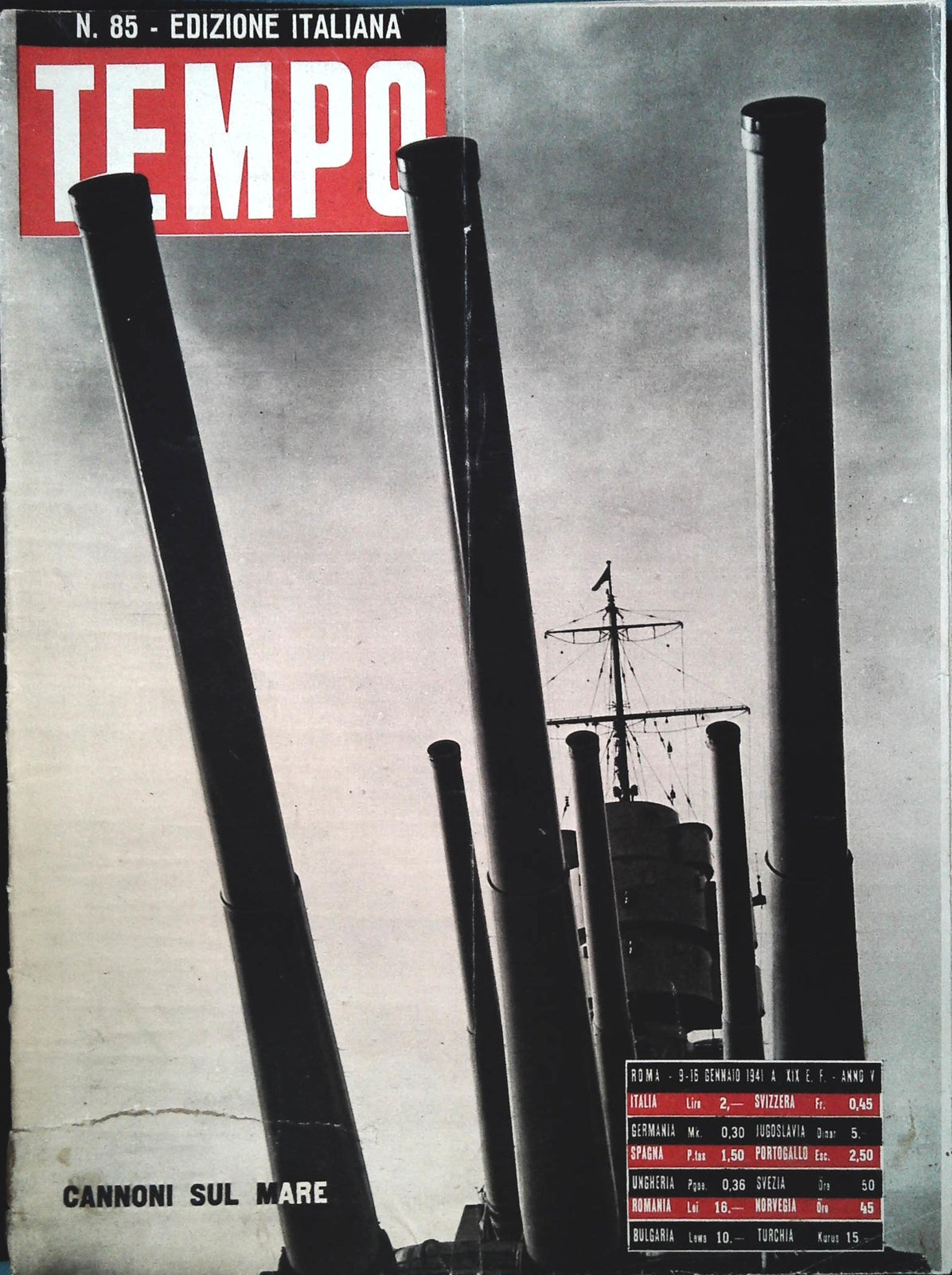 TEMPO M. 85 - 9-16 GENNAIO 1941 - CHE COS'E' LA FRANCIA