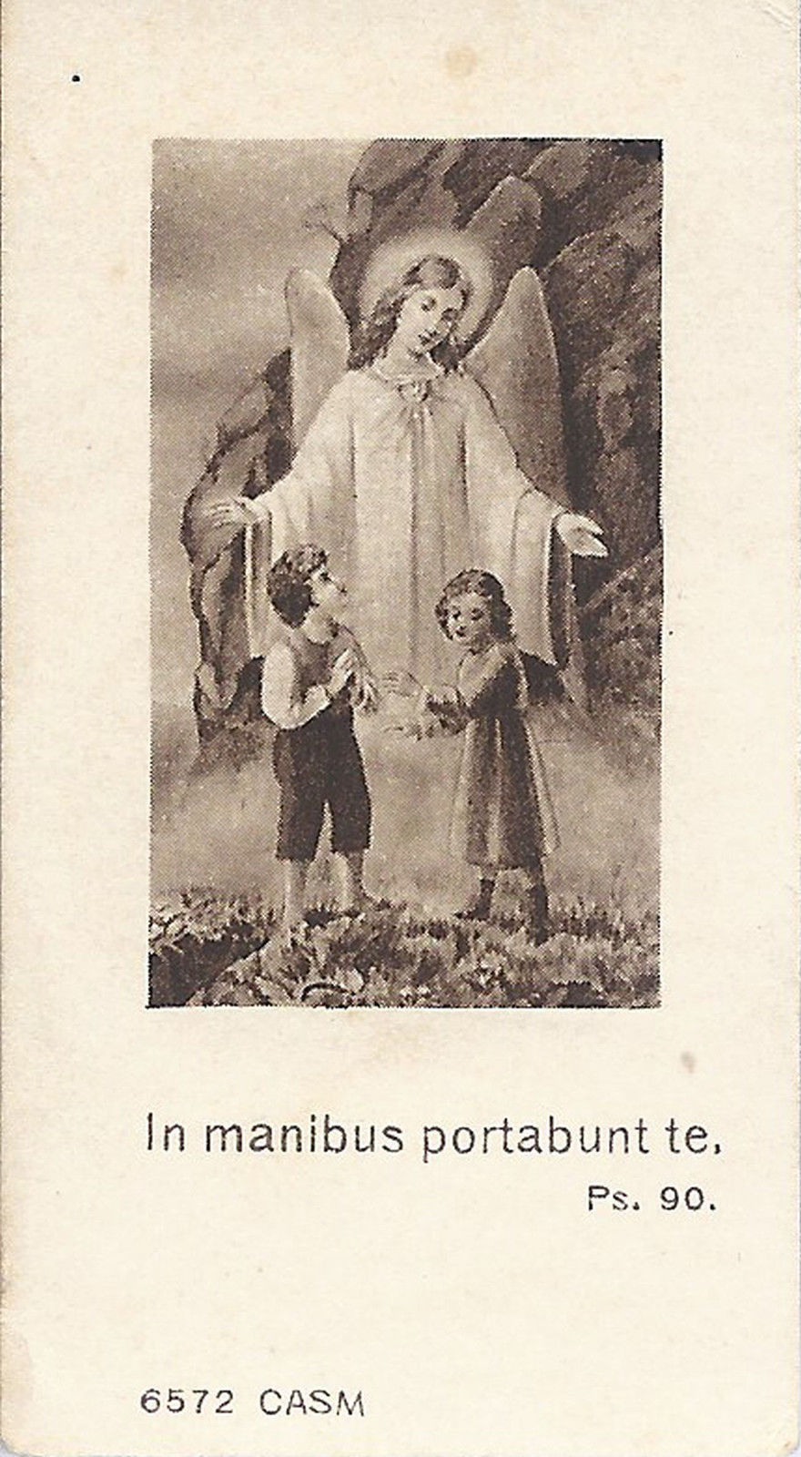 ANGELO CON BAMBINI - IN MANIBUS PORTABUNT TE - SANTINO - AS0