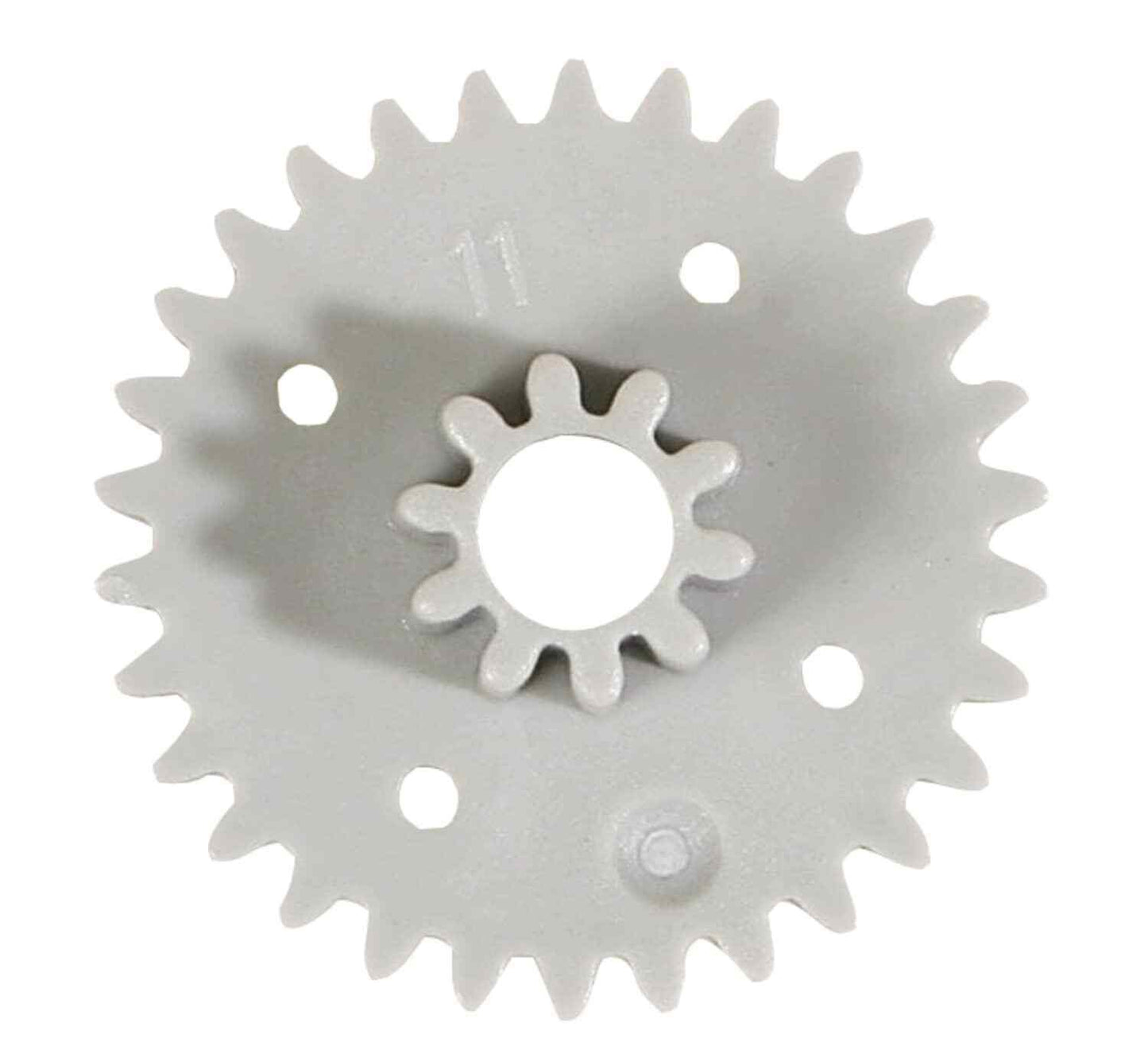 RUOTA DENTATA DOPPIA - MODULO 0,5 - 30/10 DENTI - DIAM. 15 MM FORO 3,0 - 2 PEZZI