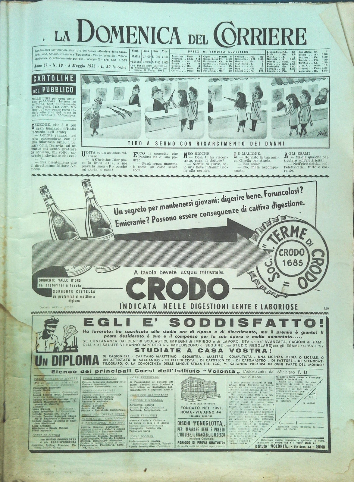 DOMENICA DEL CORRIERE N.19 - 8 MAGGIO 1955