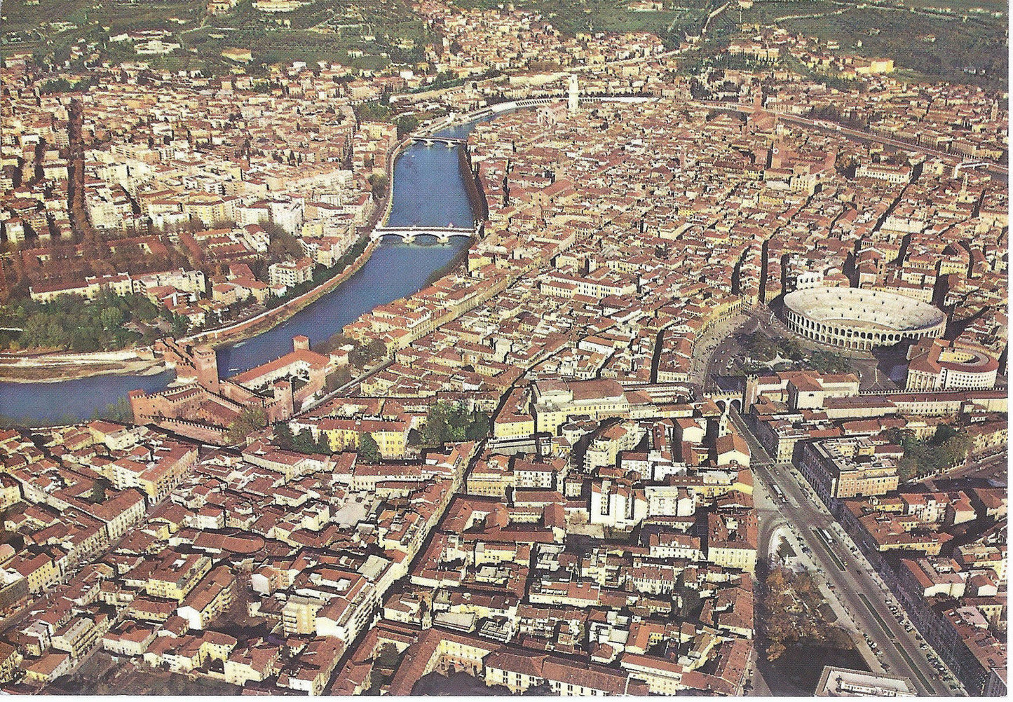 VERONA - VEDUTA AEREA - NV - FG