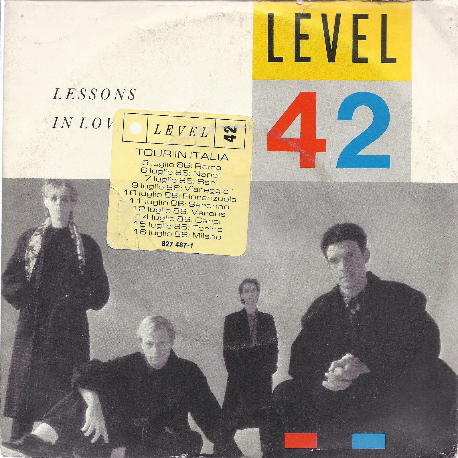LESSONS IN LOVE - HOT WATER (LIVE) = LEVEL 42