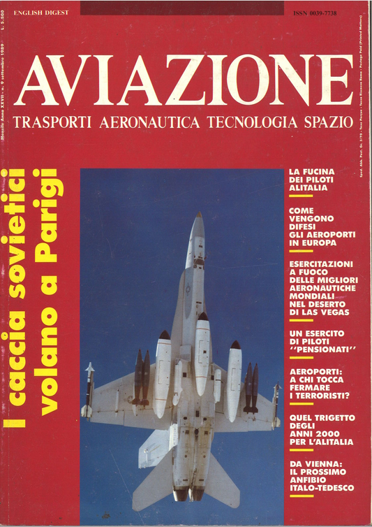 AVIAZIONE SETTEMBRE 1989