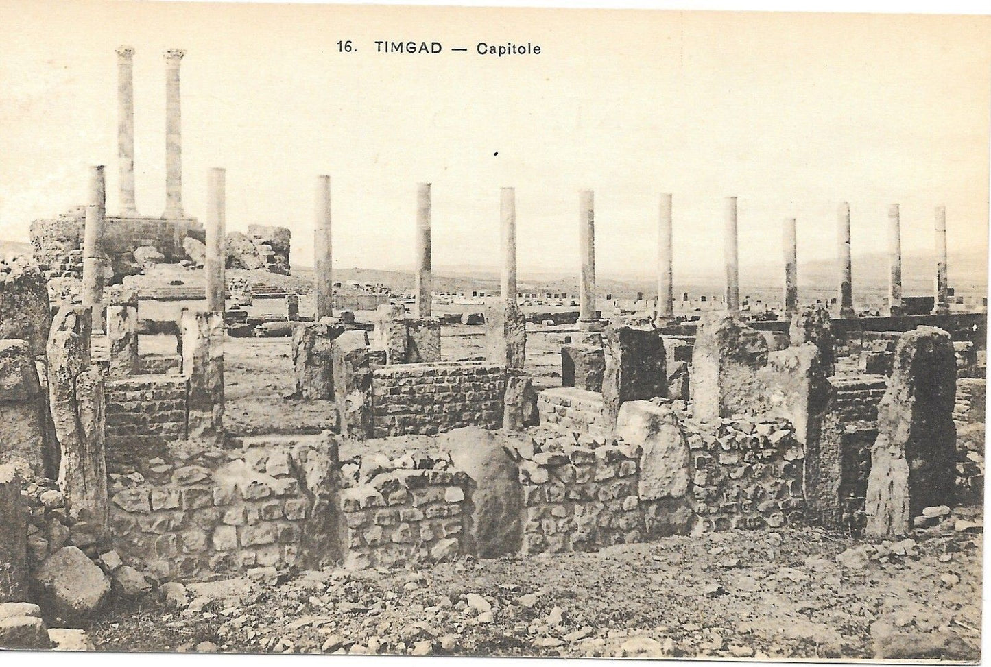 TIMGAD - ALGERIA - CAPITOLE - NV