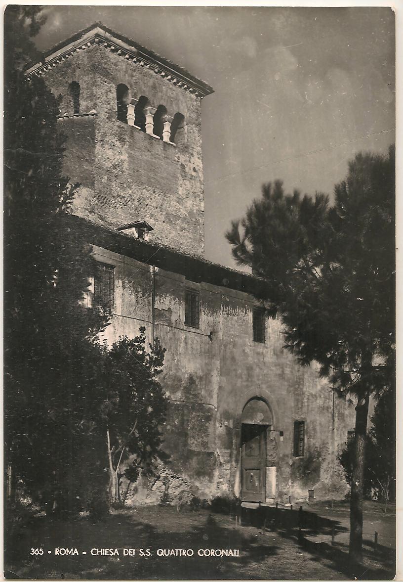 ROMA - CHIESA DEI S.S. QUATTRO CORONATI - V1953
