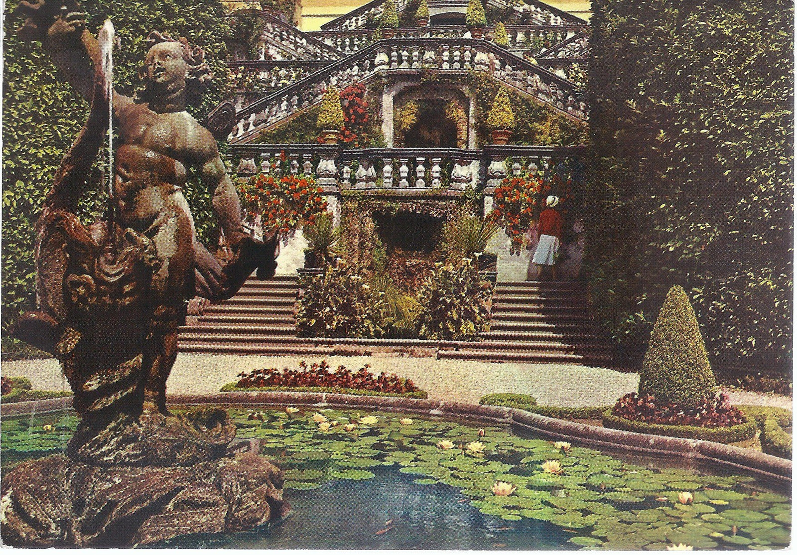 LAGO DI COMO - VILLA CARLOTTA - SCALINATA - V 1984 - FG